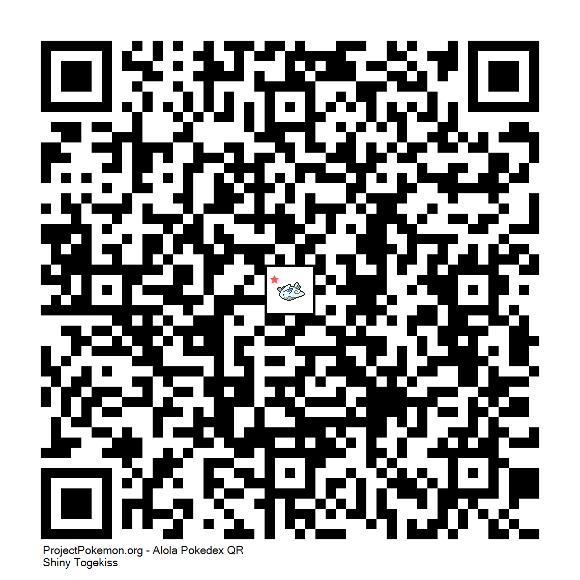 Cdigo QR de Togekiss variocolor